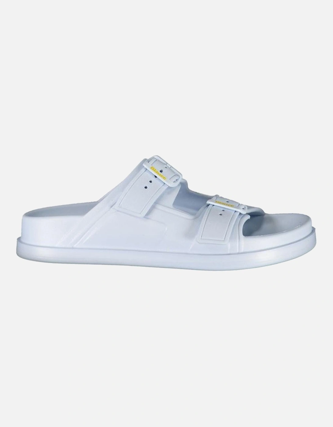 Striking Print Slip-On Sandals with Adjustable Buckles Women - Blue, 4 of 3