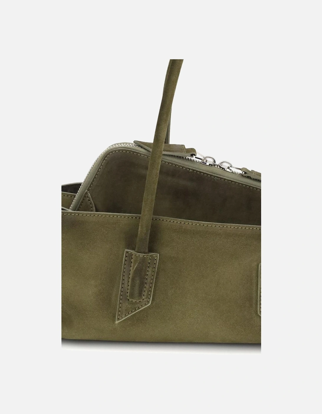 Soft Suede Calfskin Small Shoulder Bag Women - Green