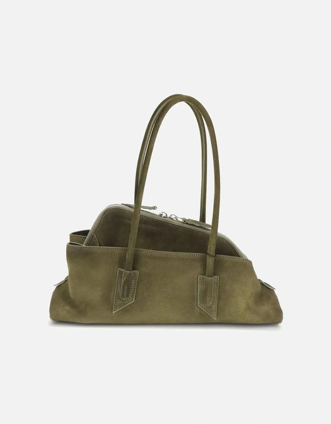 Soft Suede Calfskin Small Shoulder Bag Women - Green, 5 of 4