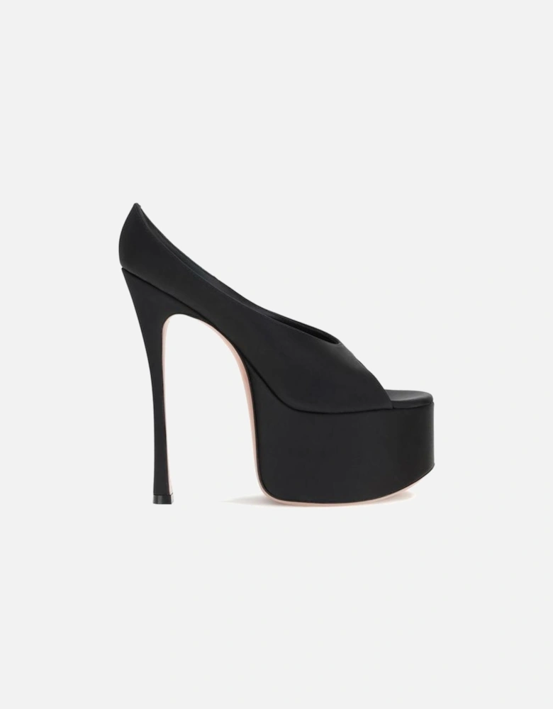 Slip-On Platform Stiletto Heel Sandals Women - Black