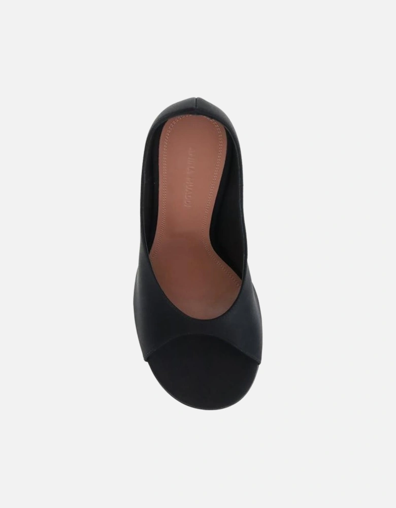 Slip-On Platform Stiletto Heel Sandals Women - Black