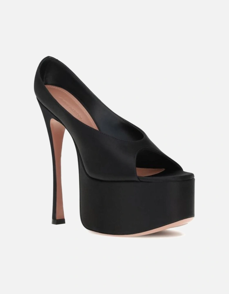 Slip-On Platform Stiletto Heel Sandals Women - Black