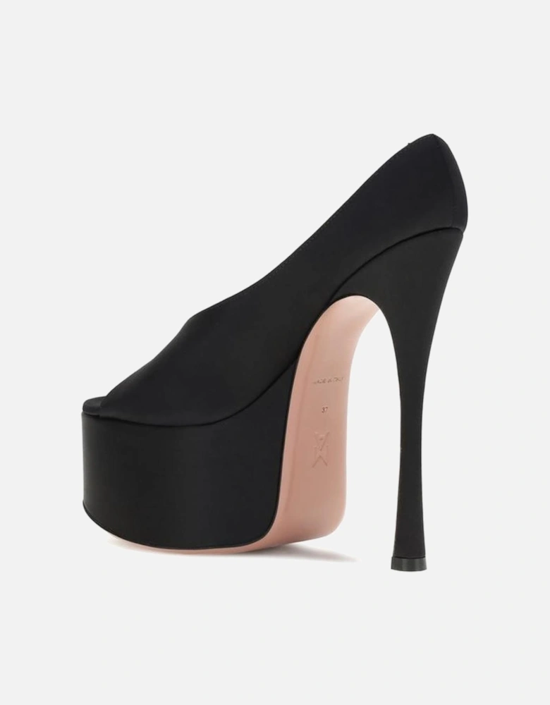 Slip-On Platform Stiletto Heel Sandals Women - Black