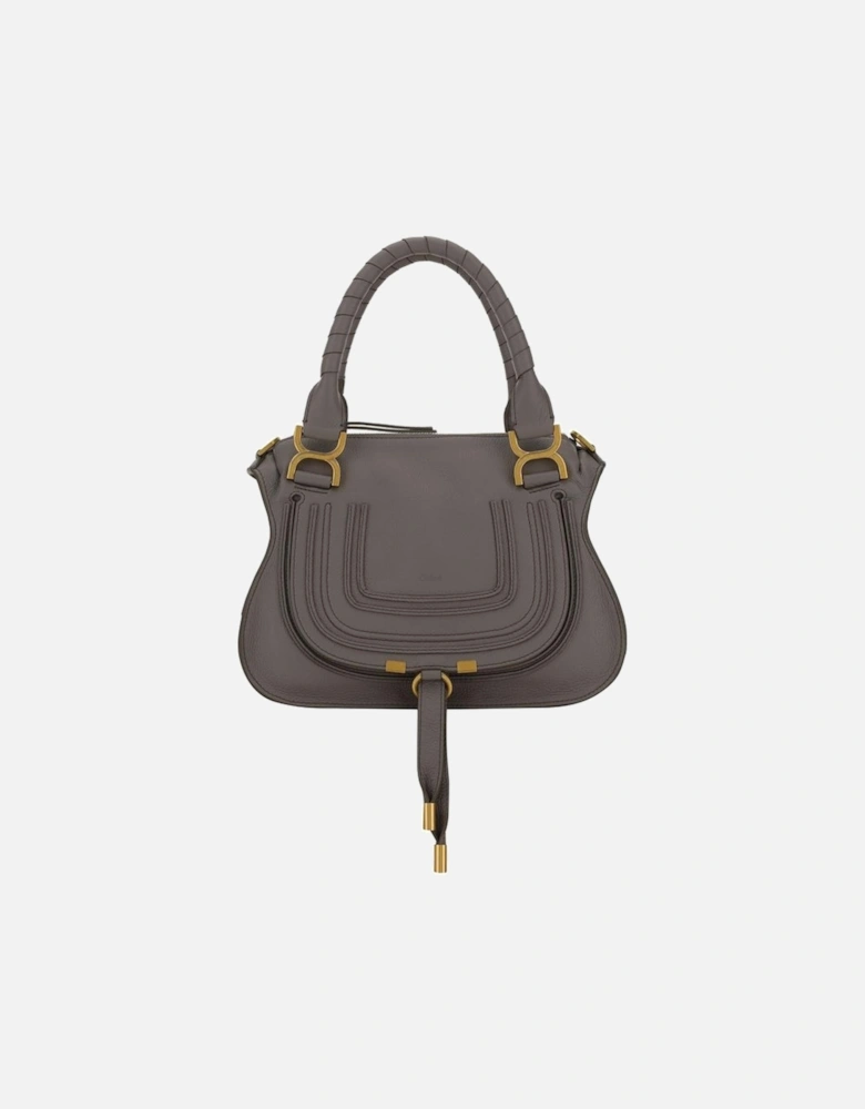 Calfskin Marcie Handbag with Tassel Detail Women - Gray