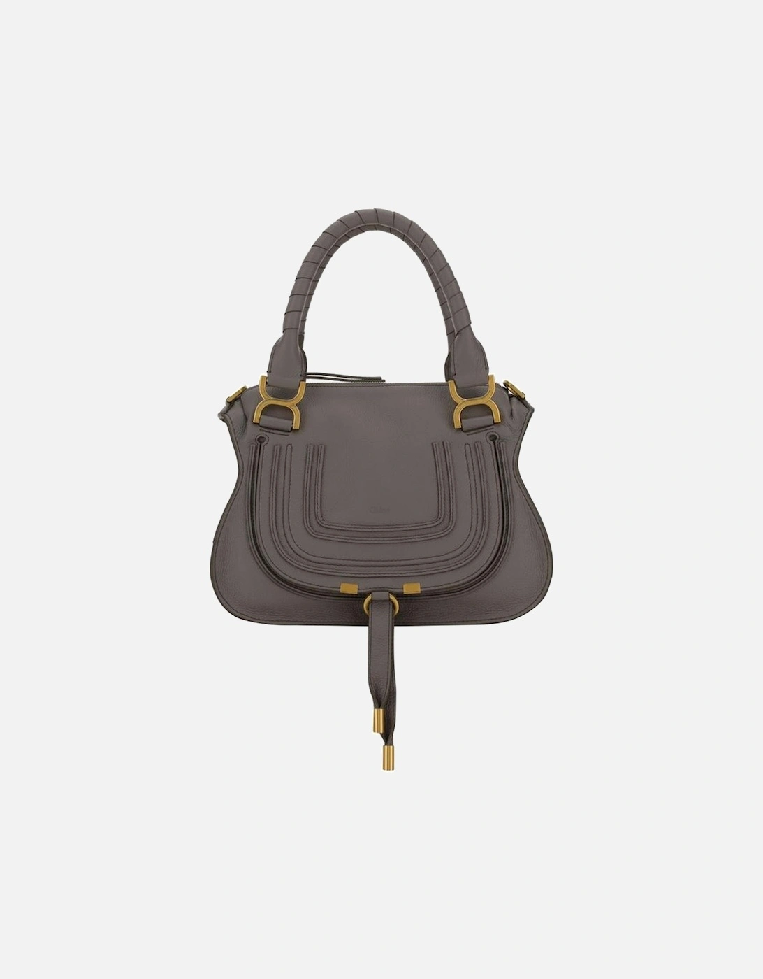 Calfskin Marcie Handbag with Tassel Detail Women - Gray, 5 of 4
