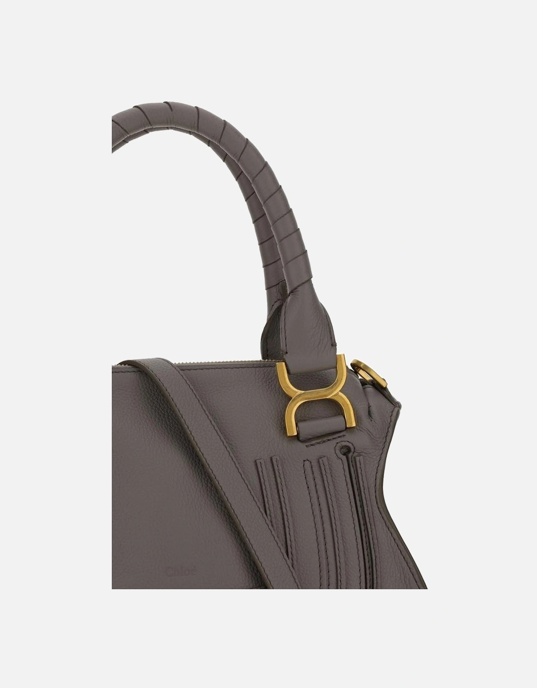 Calfskin Marcie Handbag with Tassel Detail Women - Gray