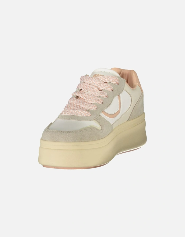 Athletic Street Style Sneakers with Removable Footbed Women - White