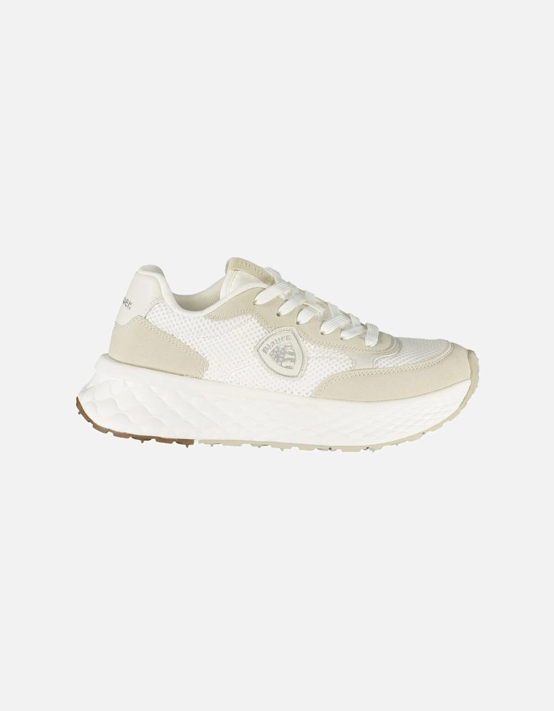 Sporty White Sneakers with Contrasting Details Women, 4 of 3