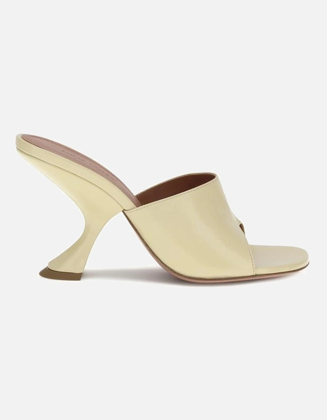 Geometric Heel Sculptural Open Toe Sandals Women - Cream, 5 of 4