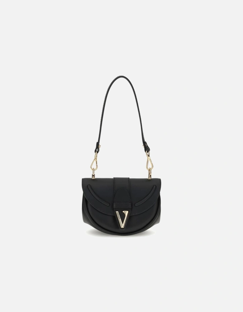 Virtus Small Shoulder Bag with Engraved V-Shaped Accessory Women -