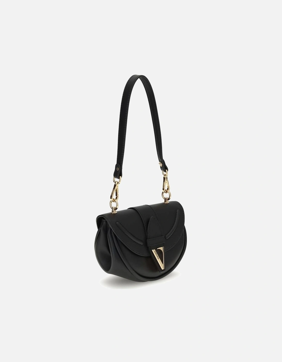 Virtus Small Shoulder Bag with Engraved V-Shaped Accessory Women -