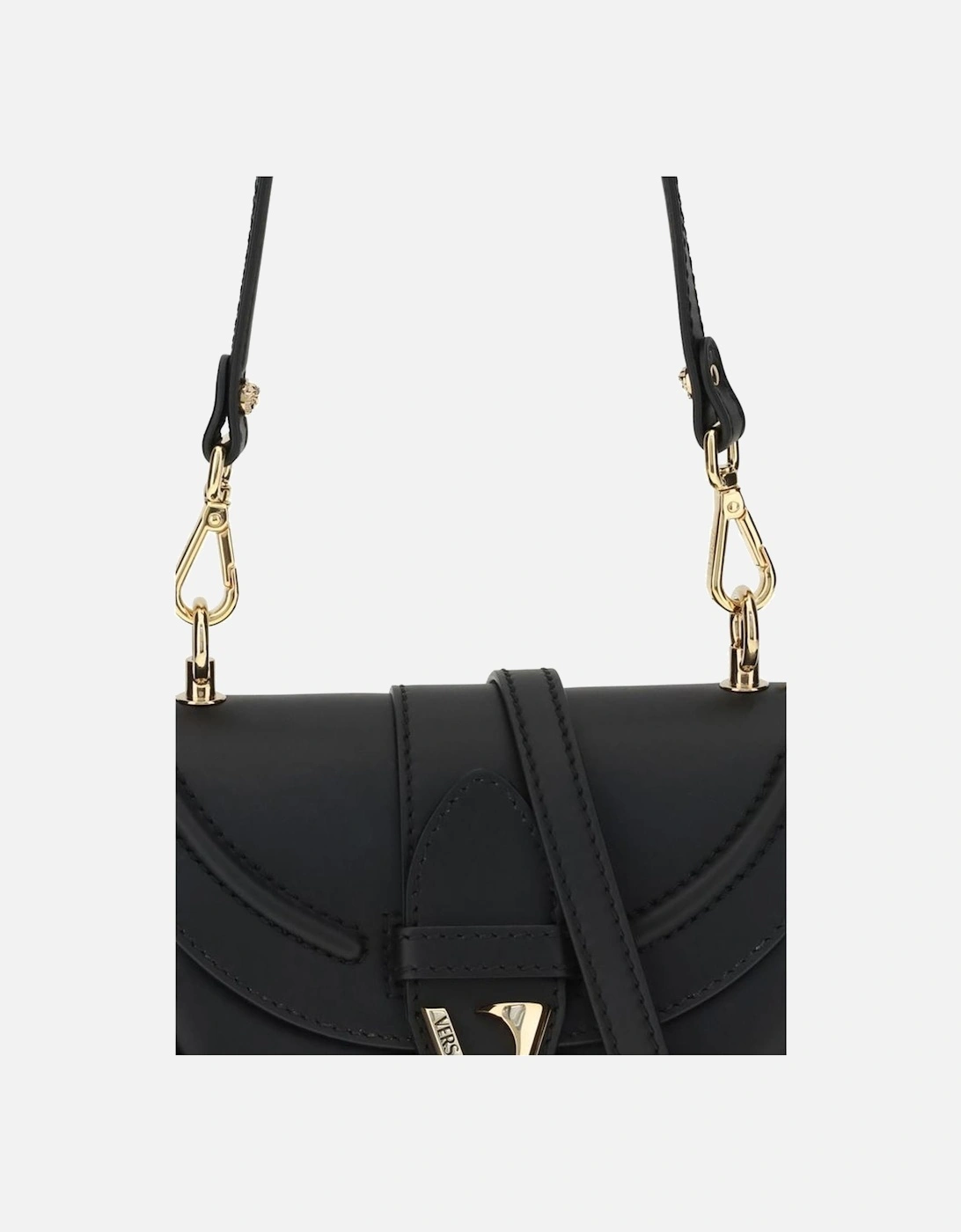 Virtus Small Shoulder Bag with Engraved V-Shaped Accessory Women -