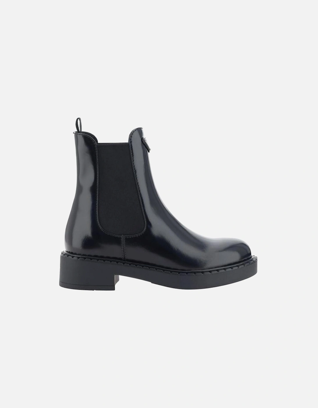 Calfskin Chelsea Ankle Boots with Elastic Panels Women - Black, 4 of 3