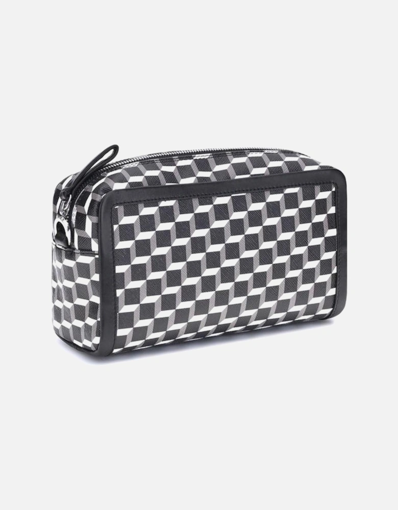 Calfskin Geometric Print Cube Box Shoulder Bag Women - Multicolor