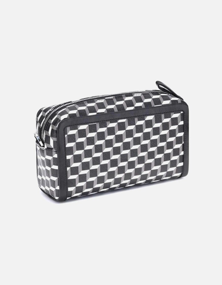 Calfskin Geometric Print Cube Box Shoulder Bag Women - Multicolor