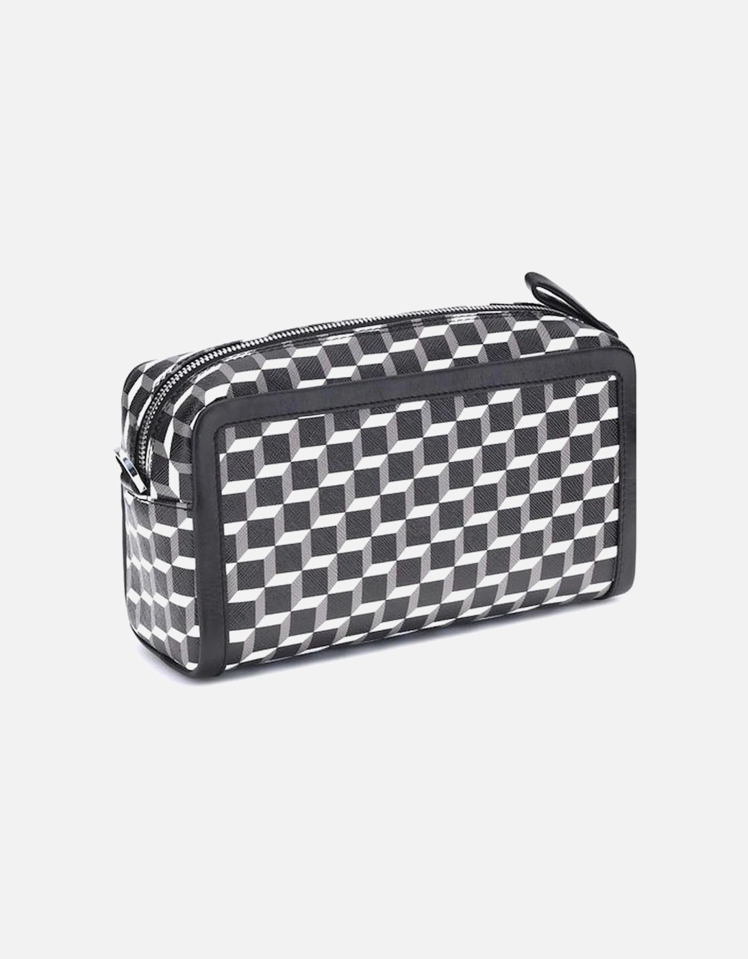 Calfskin Geometric Print Cube Box Shoulder Bag Women - Multicolor