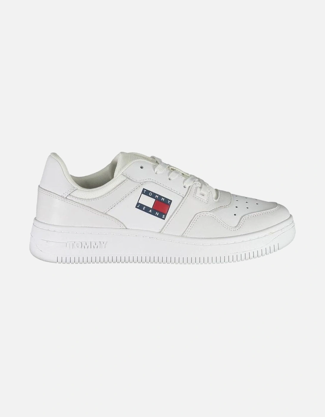 Eco-Conscious Lace-Up Sneakers with Recycled Materials Women - White, 4 of 3