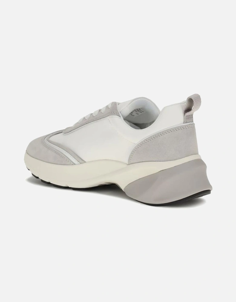 Good Luck Almond-Toe Lace-Up Sneakers Women - White