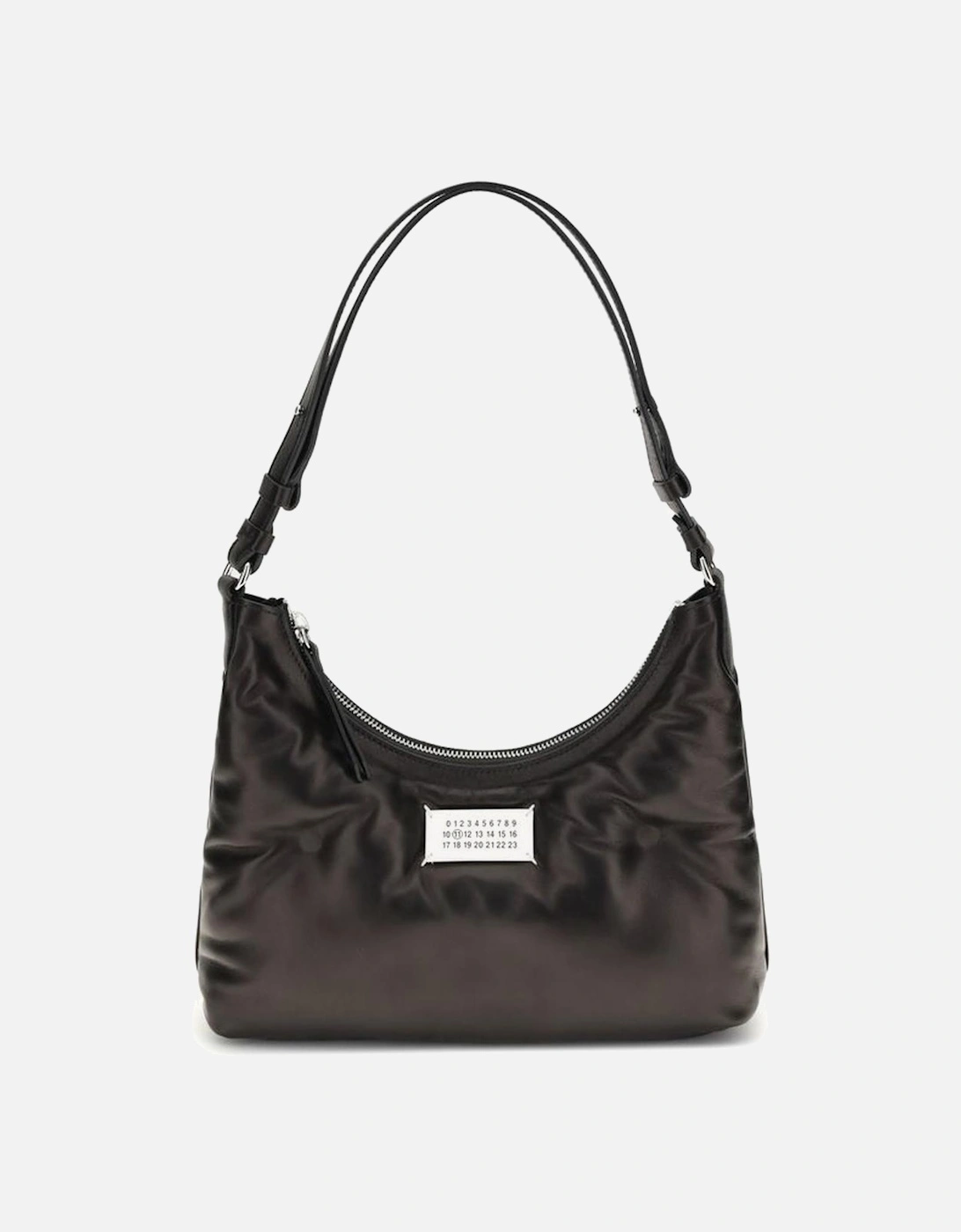 Quilted Nappa Leather Hobo Shoulder Bag Women - Black, 5 of 4