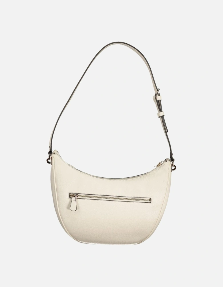 Calebria Bag with Adjustable Strap and Zip Closure Women - White