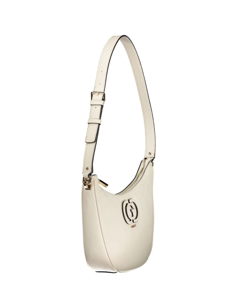 Calebria Bag with Adjustable Strap and Zip Closure Women - White