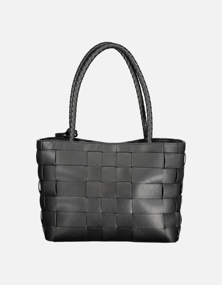 Maylee Polyethylene Handbag with Multiple Compartments Women - Black