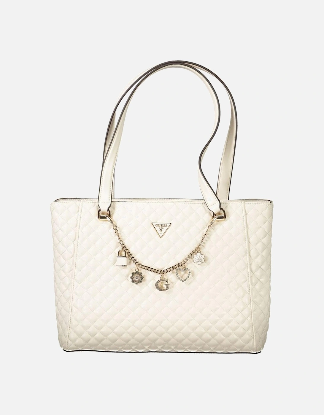 Dual Handle Everlee Bag with Zip Closure Women - White Handbags, 4 of 3