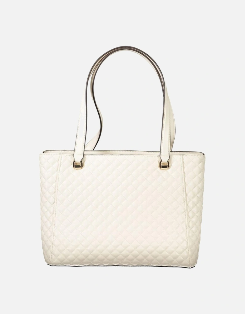 Dual Handle Everlee Bag with Zip Closure Women - White Handbags
