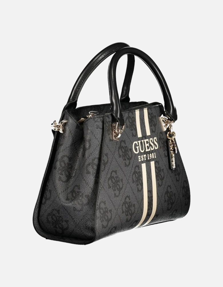 Sophisticated Polyethylene Handbag with Multiple Compartments Women -