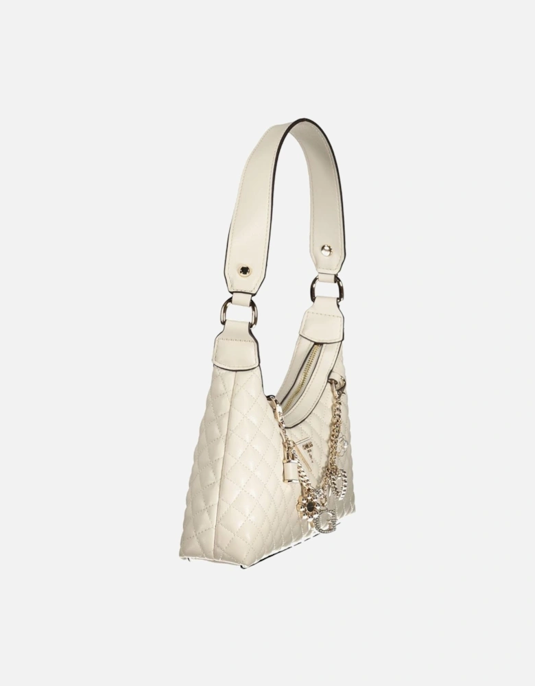 Leather Ankle Boots with Buckle Detail Women - White Handbags