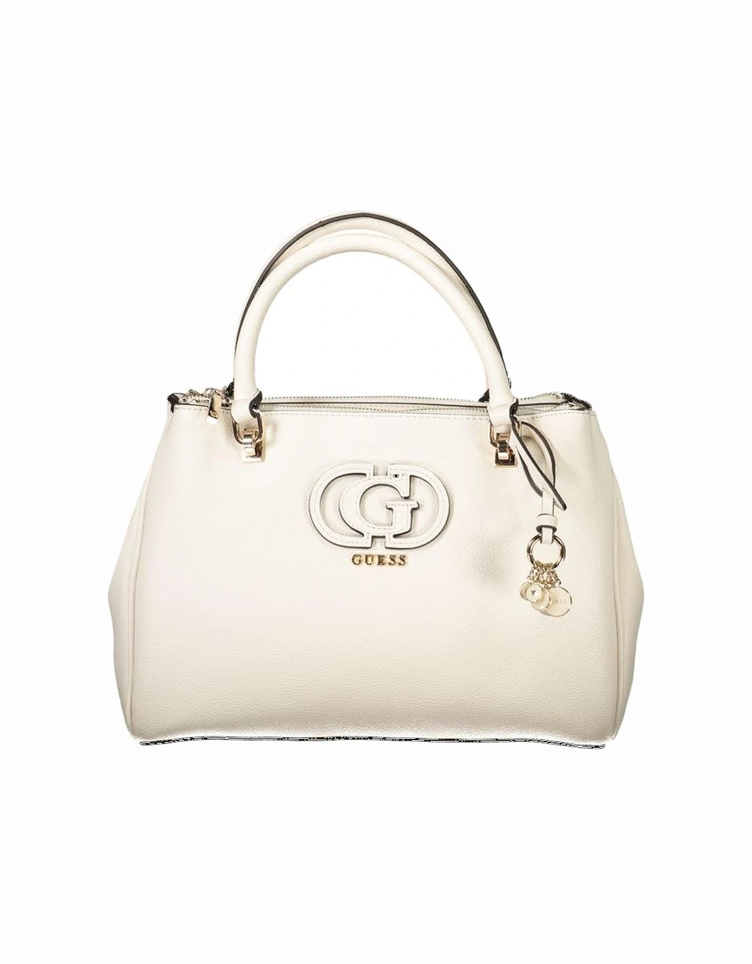 Handcrafted Polyethylene Calebra Bag with Twin Handles Women - White, 4 of 3