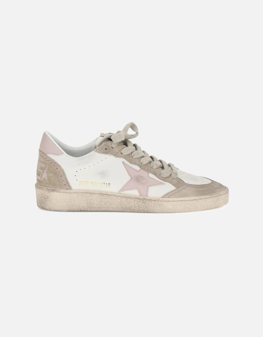 Ball Star Leather Sneakers with Iconic Star Detail Women - White, 5 of 4