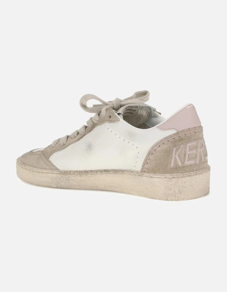 Ball Star Leather Sneakers with Iconic Star Detail Women - White