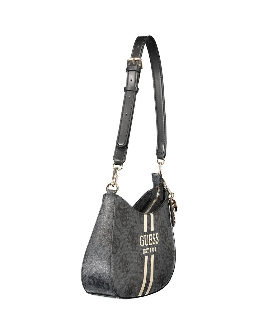 Noelle II Chic Handbag with Adjustable Strap Women - Black