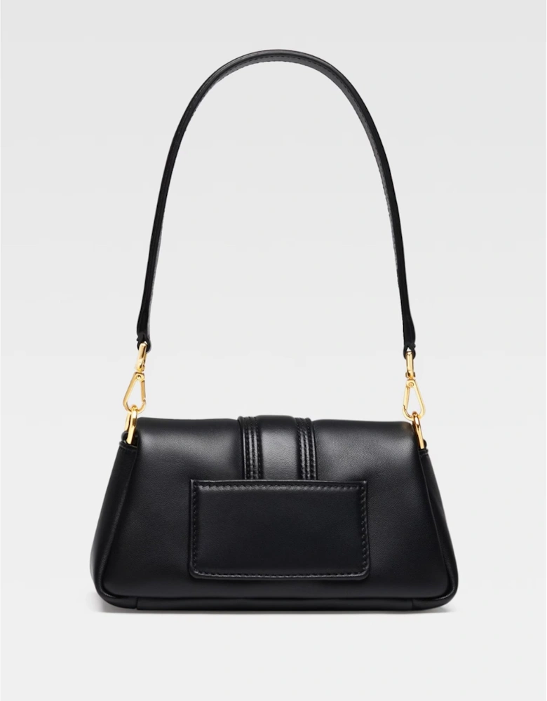 Soft Leather Padded Bag with Gold Hardware Women - Pink Handbags