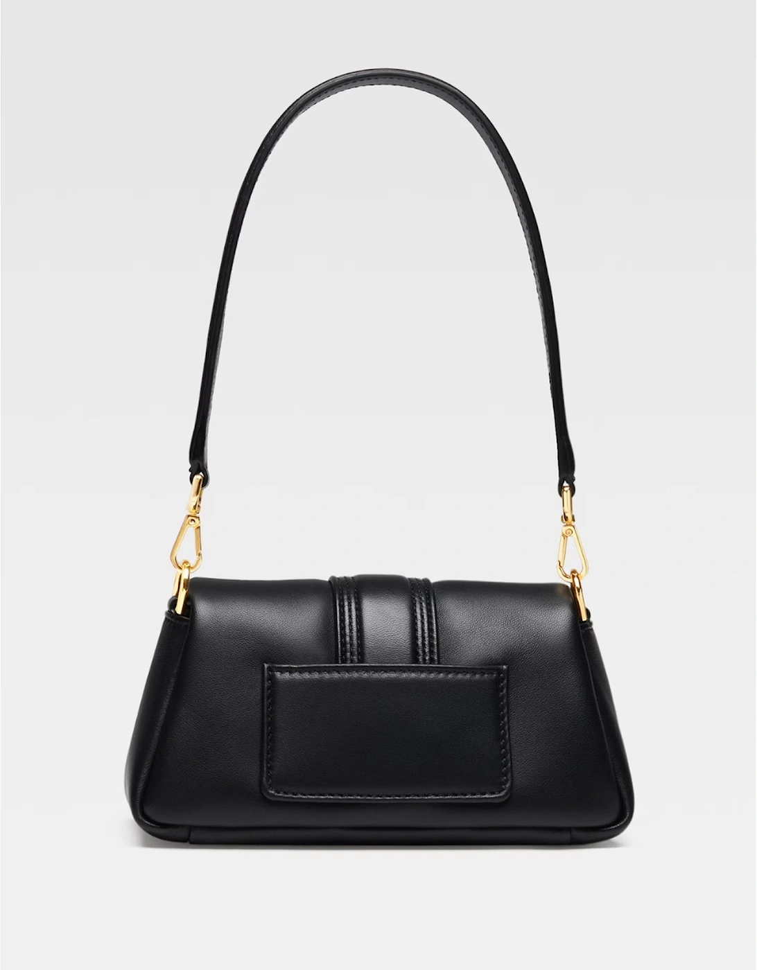 Soft Leather Padded Bag with Gold Hardware Women - Pink Handbags