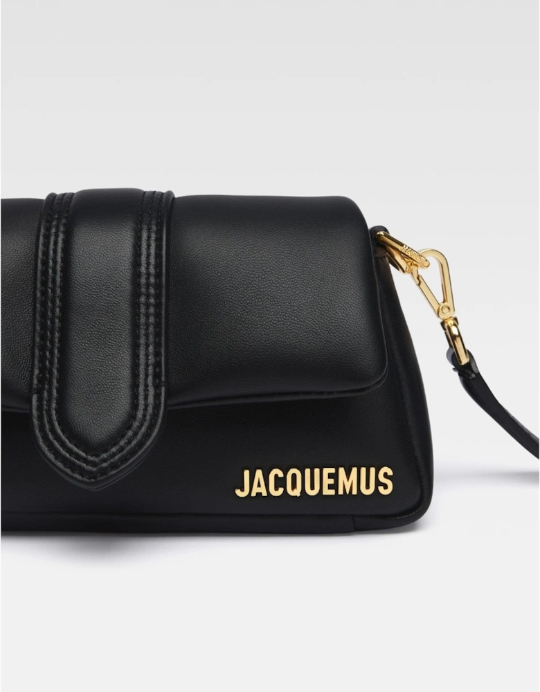 Soft Leather Padded Bag with Gold Hardware Women - Pink Handbags