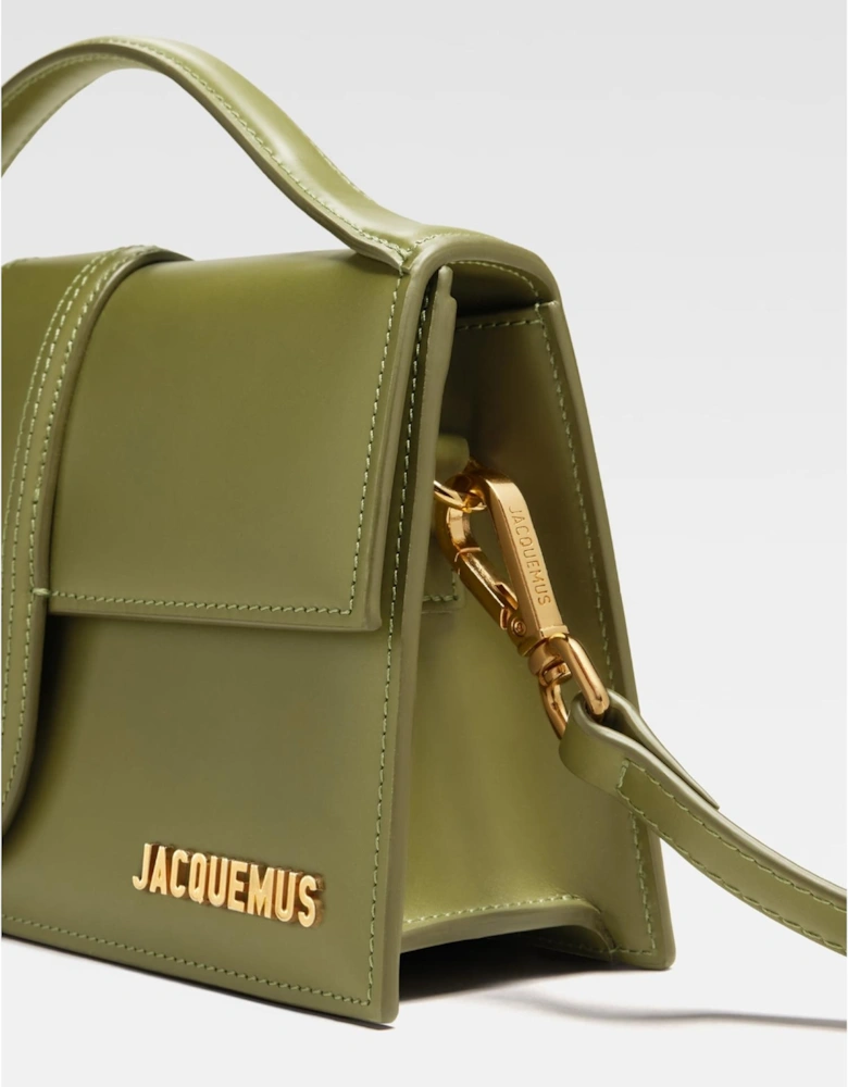 Le Grand Bambino Leather Shoulder Bag with Gold Hardware Women - Black