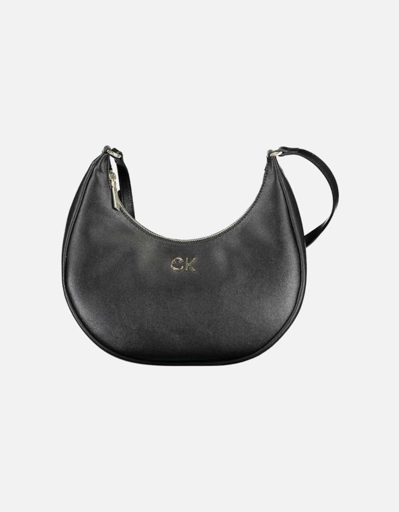 Sustainable Luxury Chic Handbag with Adjustable Handle Women - Black
