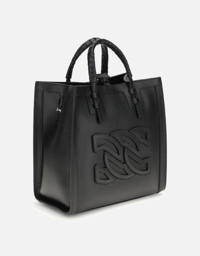 Demetra Tote Bag with Adjustable Strap Women - Black Shoulder Bags