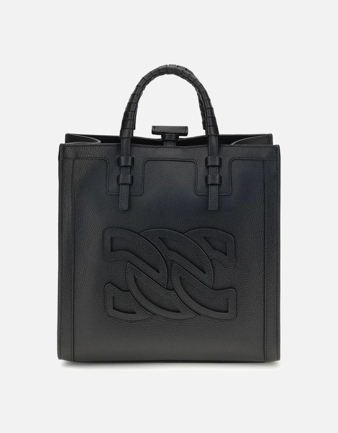 Demetra Tote Bag with Adjustable Strap Women - Black Shoulder Bags, 5 of 4