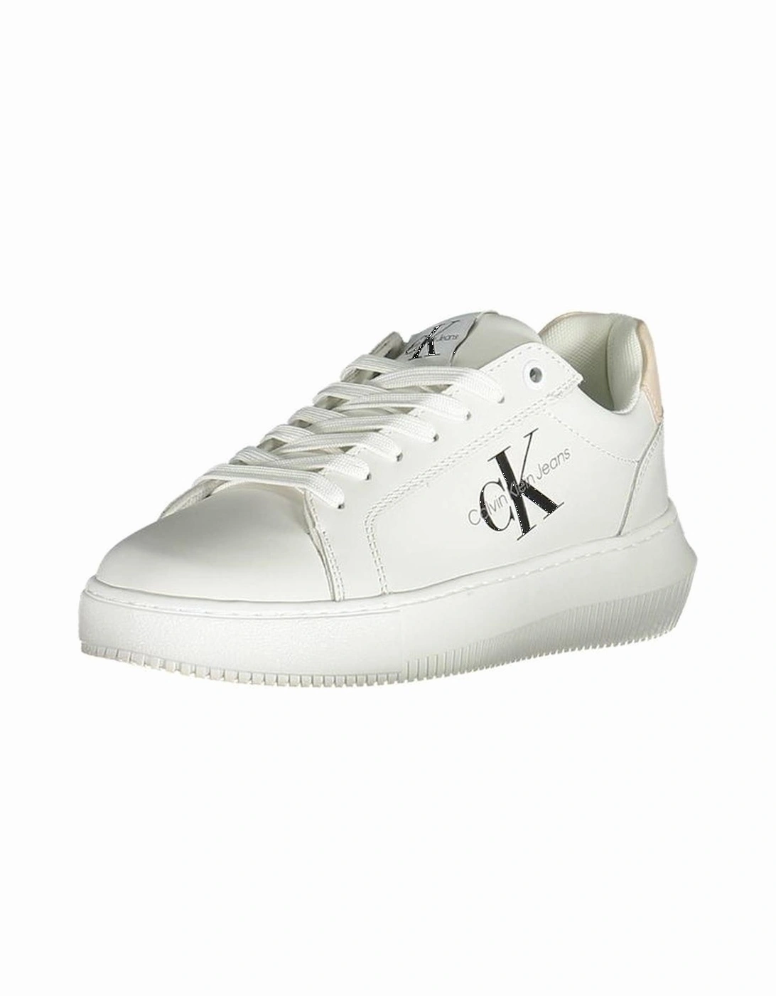 Lace-Up Sports Shoes with Contrasting Details Women - White Sneakers, 3 of 2