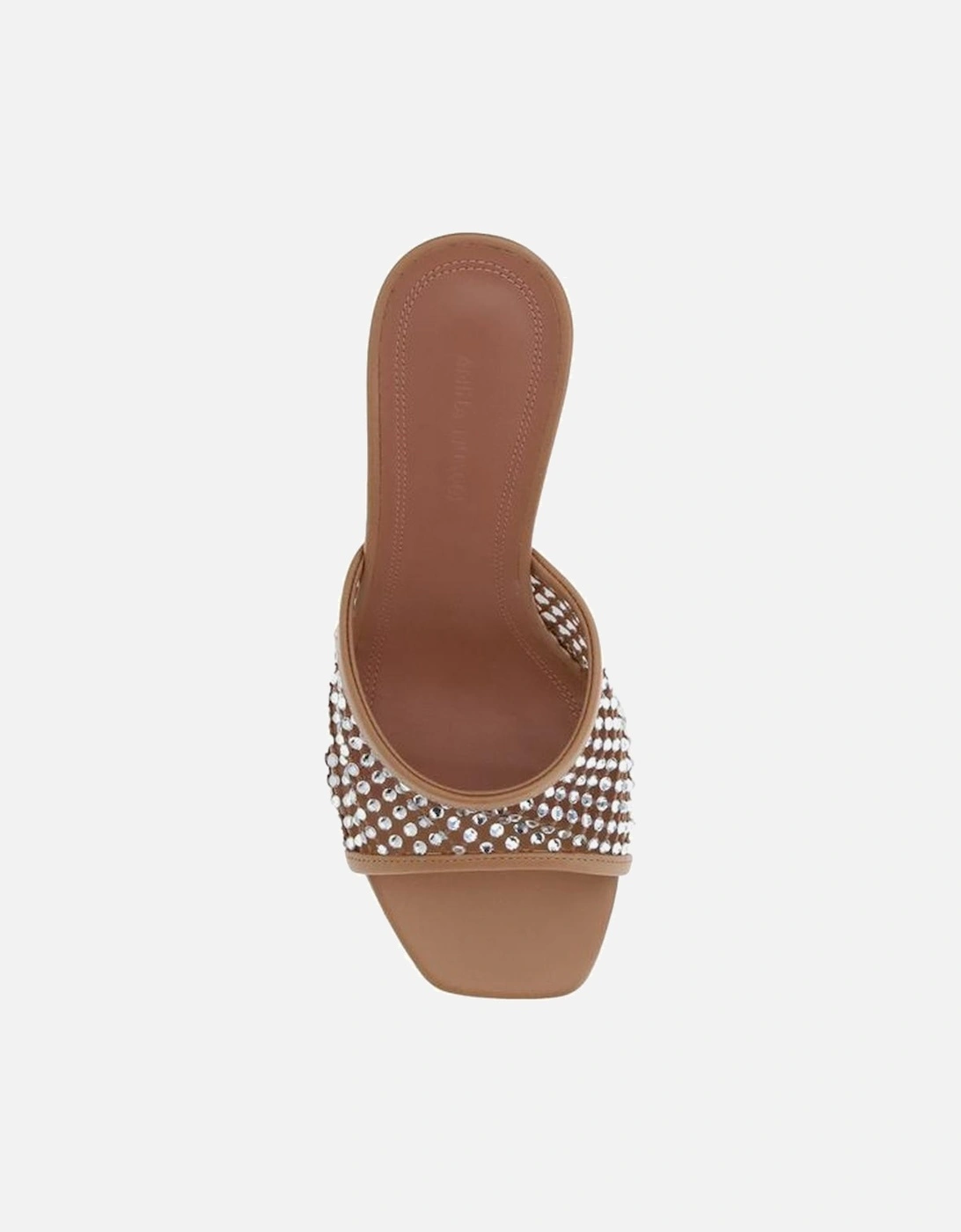 Lupita Crystal Embellished Suede Sandals Women - Beige