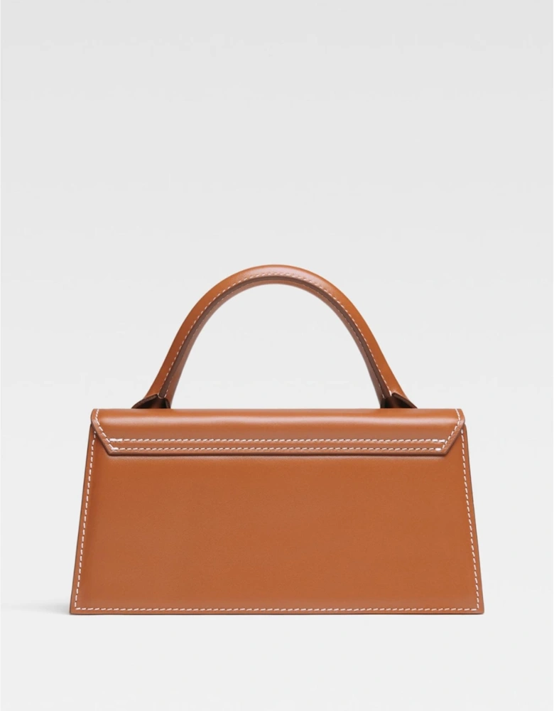 Textured Leather Bag with Gold Hardware Women - Pink Handbags