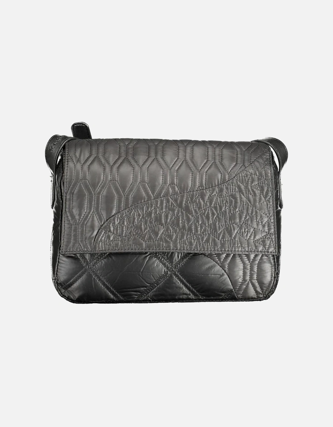 Bold Adjustable Shoulder Bag with Contrasting Details Women - Black, 3 of 2