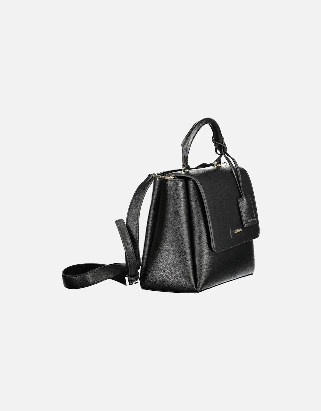 Recycled Polyester Handbag with Adjustable Strap Women - Black