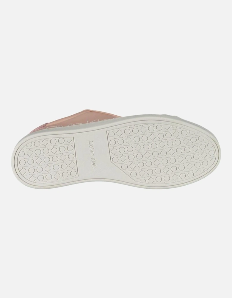 Eco-Friendly Chic Sneakers with Luxe Branding Women - Pink
