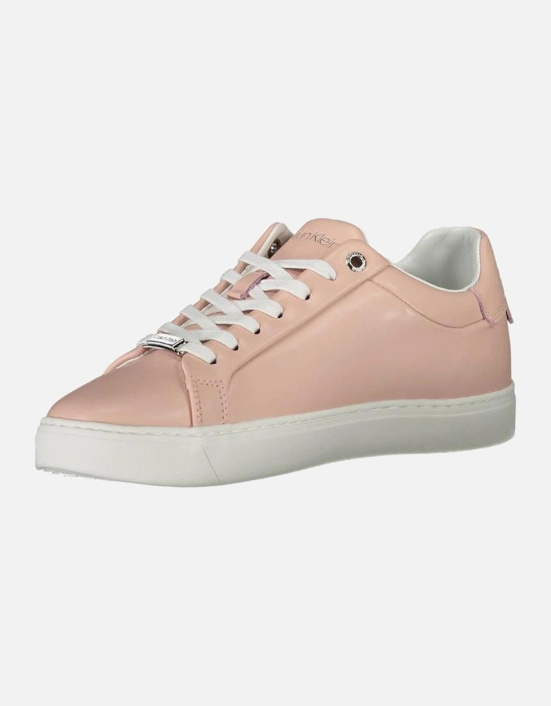 Eco-Friendly Chic Sneakers with Luxe Branding Women - Pink