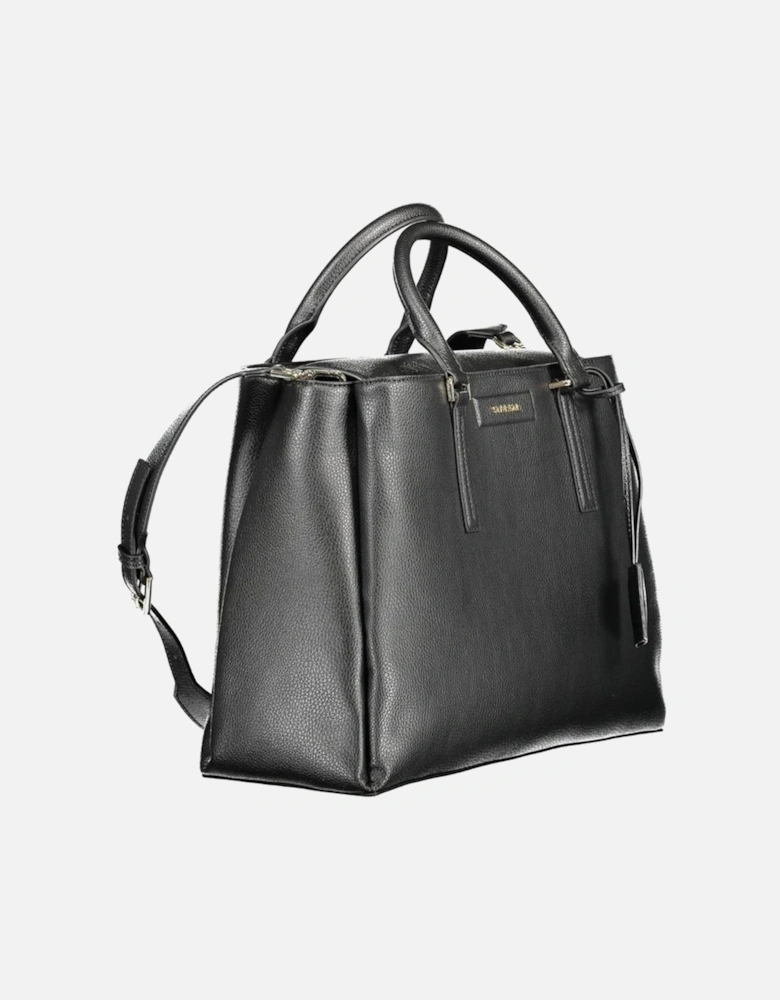 Eco-Chic Sophisticated Recycled Polyester Handbag Women - Black