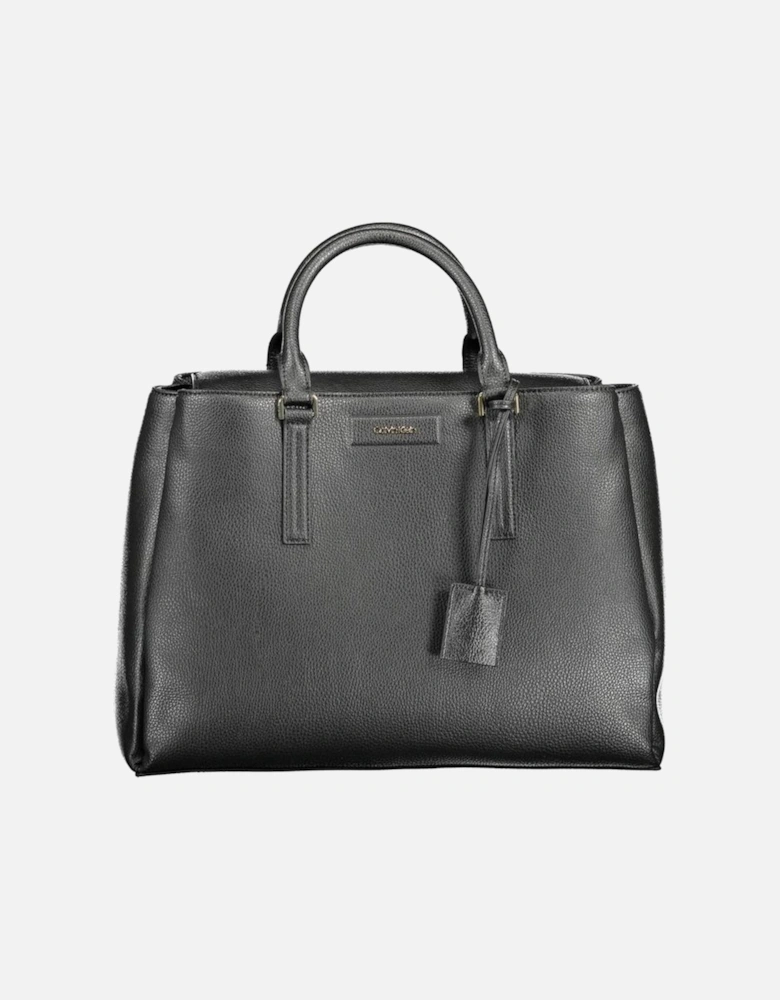 Eco-Chic Sophisticated Recycled Polyester Handbag Women - Black